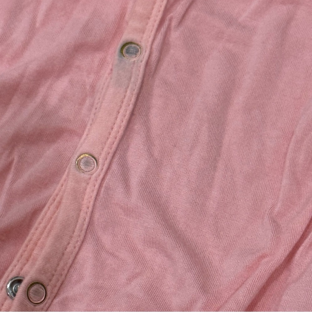 Kyte baby footed sleeper snap up pink coral peach - Picture 2 of 5